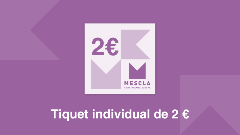 Tiquet individual de 2 €